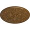 Ekena Millwork Baile Ceiling Medallion (Fits Canopies up to 6"), 31 1/4"OD x 2 1/4"P, Smokey Topaz Crackle CM31BASTC - alternate 4